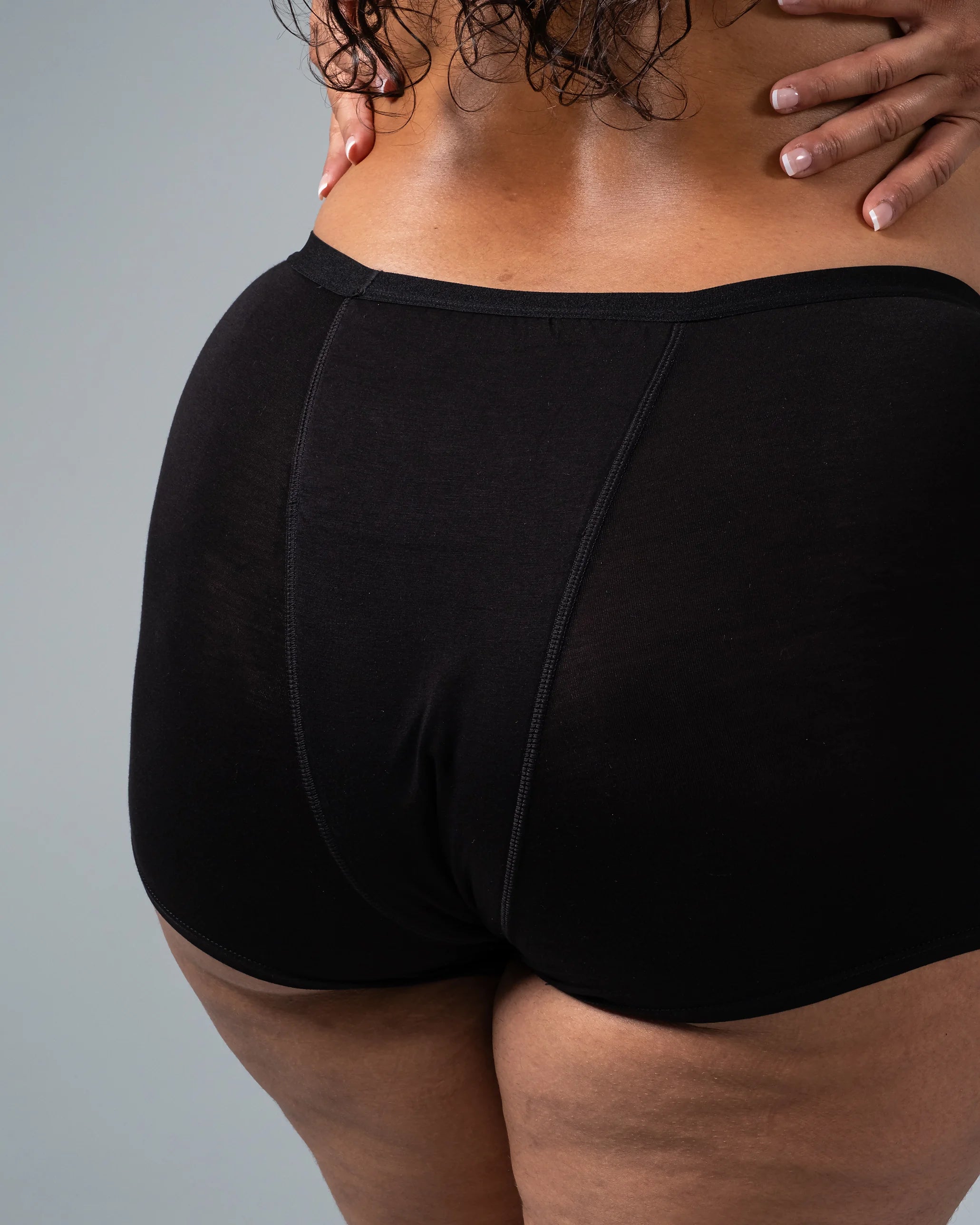 Culotte menstruelle noire boxer