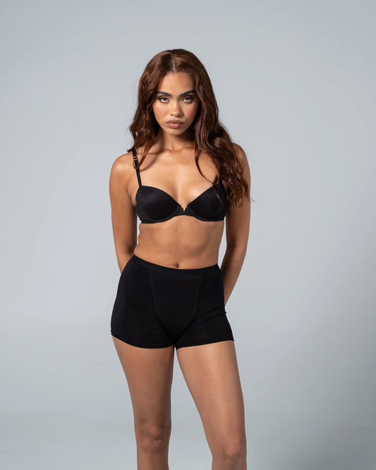 Culotte menstruelle noire boxer