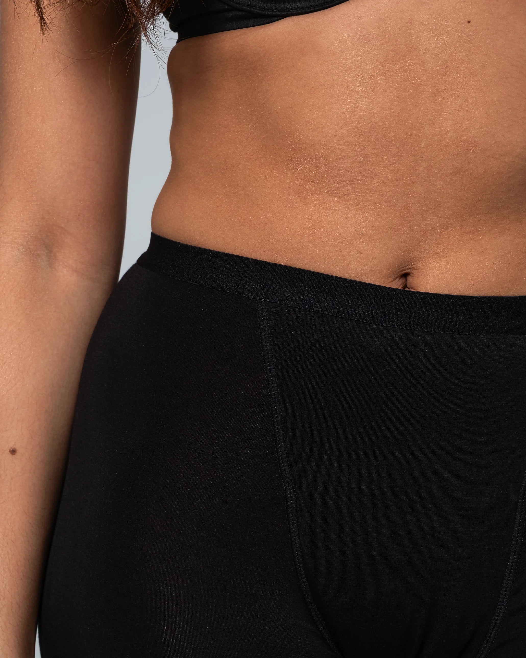 Culotte menstruelle noire boxer